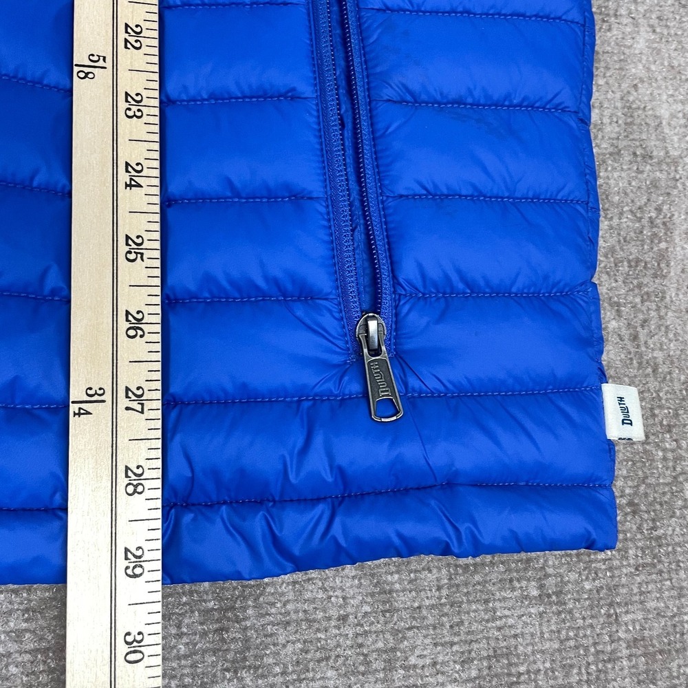 Duluth Trading Co. Puffer Jacket Mens‎ Large Blue Quilted Lightweight Full Zip - Picture 10 of 12